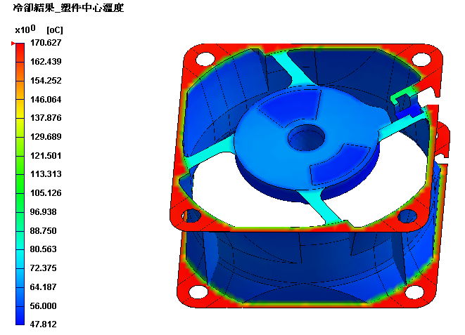 delta-group-utilized-moldex3d-to-improve-the-deformation-of-a-cooling-fan-bracket-6